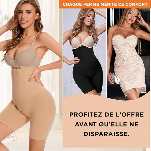 Short Gainant Taille Haute Femme