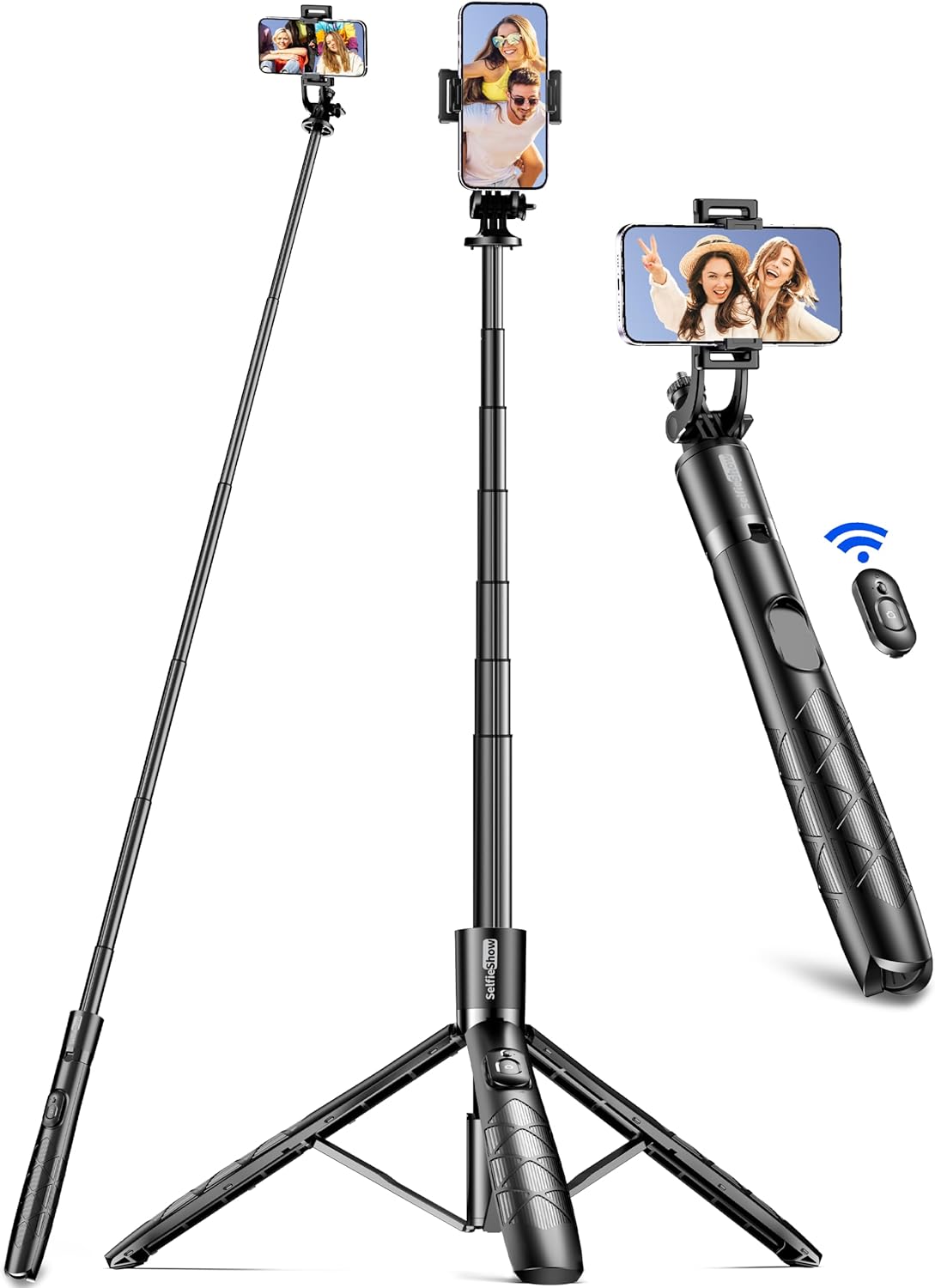 Portable 3-in-1 Selfie Stick